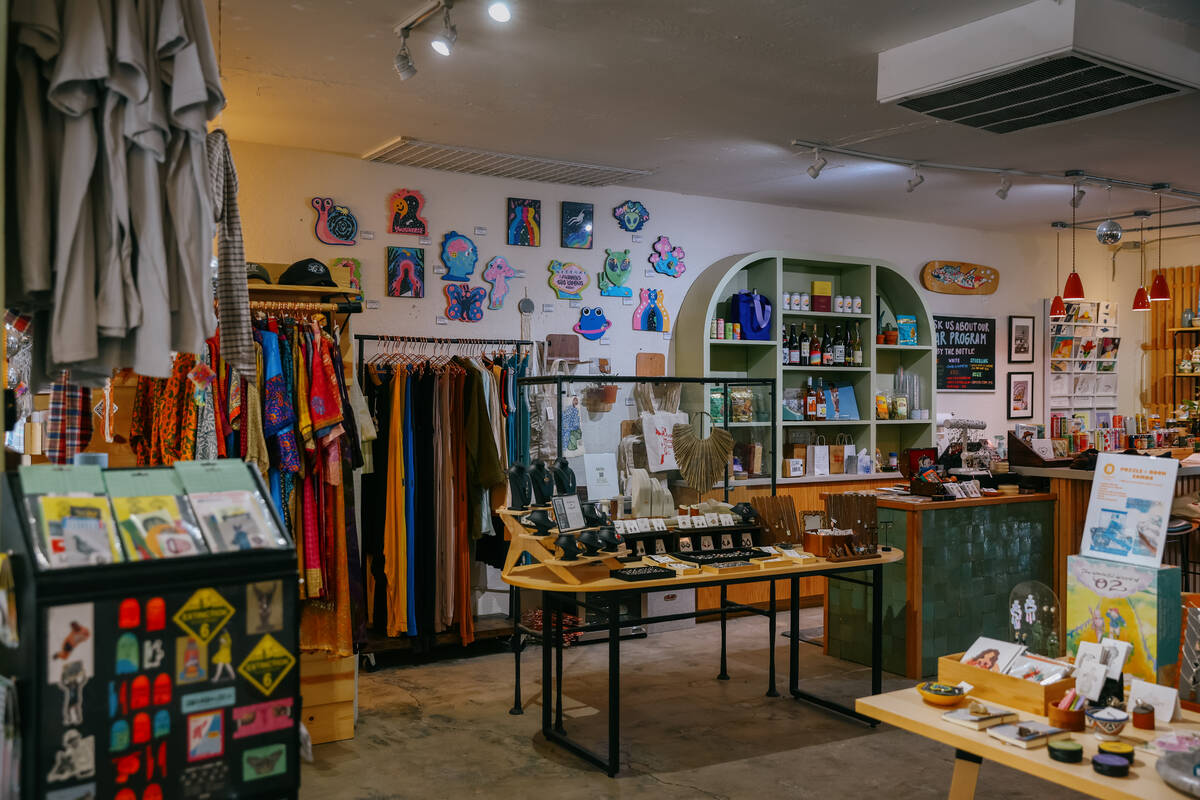 The interior of Akin Cooperative on Tuesday, May 6, 2025 in Las Vegas. (Liv Paggiarino/Las Vega ...