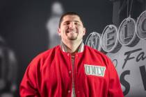 UNLV offensive lineman Ben Christman was founded dead Tuesday, Feb. 11, 2025. (UNLV Athletics)