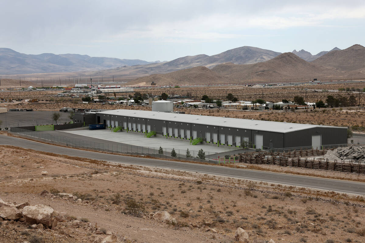 The new Show Services and Storage (S3) warehouse is shown at 13850 S. Decatur Blvd. in Sloan Th ...