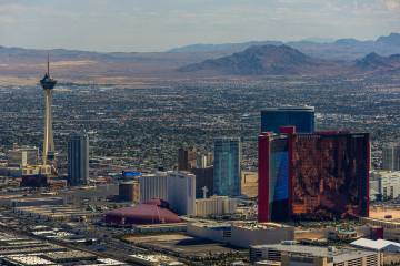 High 90s in most of the Las Vegas Valley on Saturday. (Las Vegas Review-Journal, File)