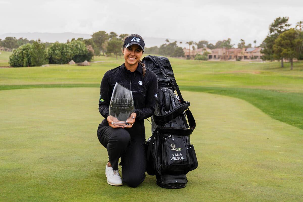 Yana Wilson, winner of the Reliance Matrix Championship at Spanish Trail Country Club. (Epson Tour)