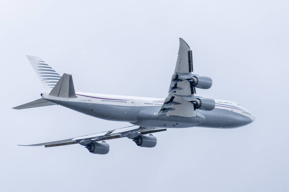 A 13-year-old private Boeing aircraft that President Donald Trump toured on Saturday to check o ...