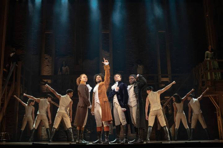 The musical phenomenon "Hamilton" returns to The Smith Center beginning May 20. (Joan Marcus)