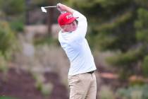 Senior Caden Fioroni is tied for third after the opening round of the NCAA regional in Urbana, ...