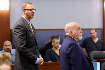 Las Vegas police Lt. Brian Boxler, who was arrested on a domestic battery charge after arguing ...