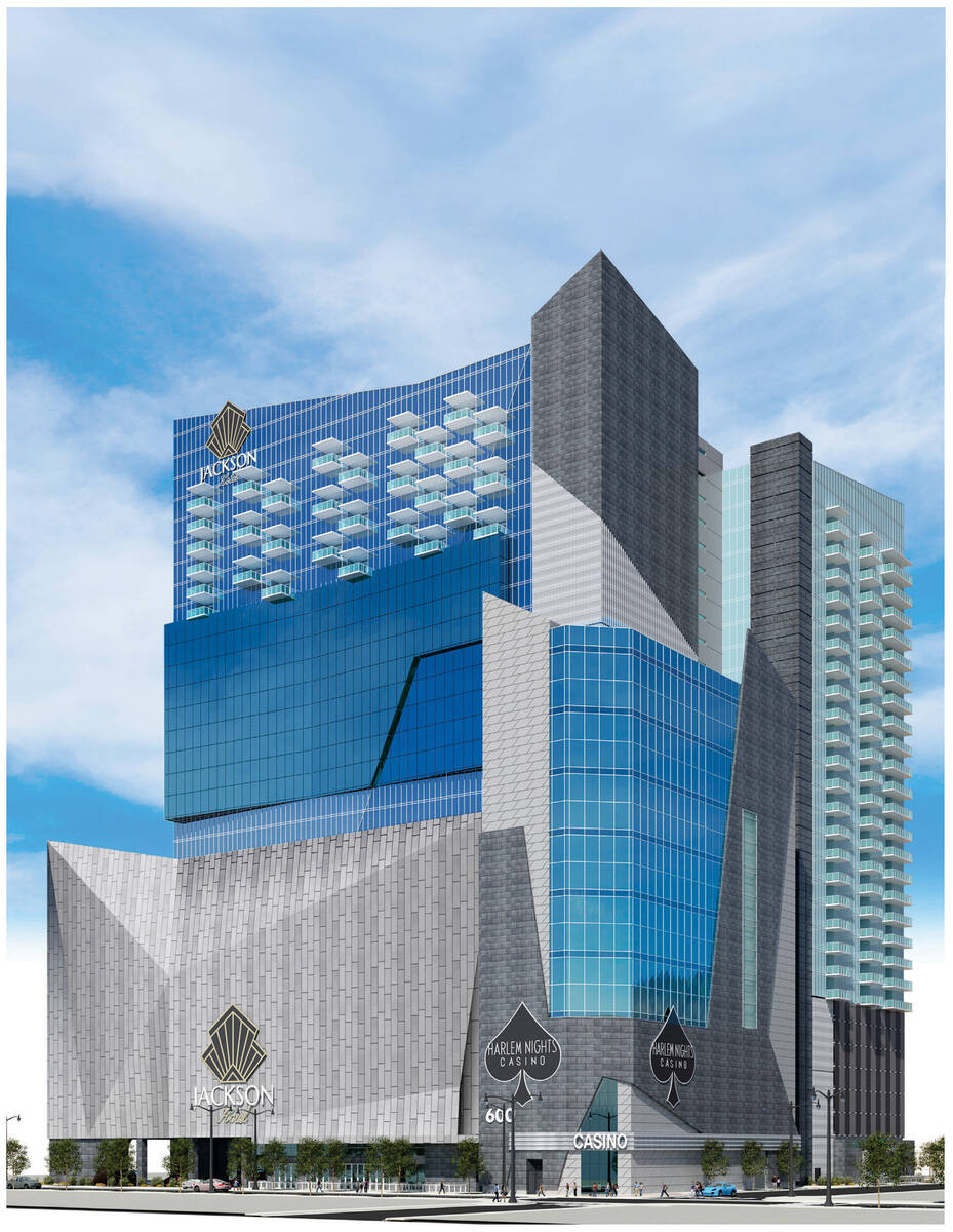 This is a rendering of the proposed Westside Residences and Harlem Nights Casino. (Courtesy)