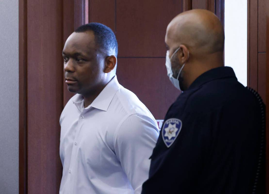 Maurice Washington, a Las Vegas corrections officer accused of killing someone while driving un ...