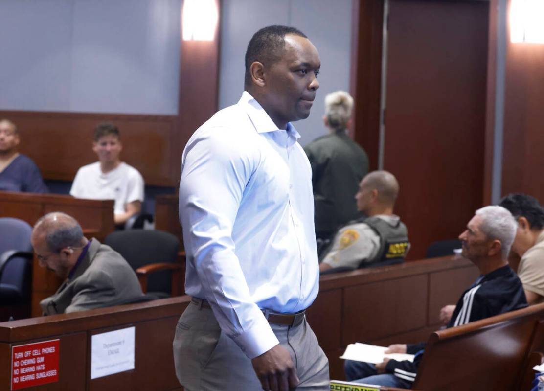 Maurice Washington, a Las Vegas corrections officer accused of killing someone while driving un ...