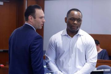 Maurice Washington, a Las Vegas corrections officer accused of killing someone while driving un ...