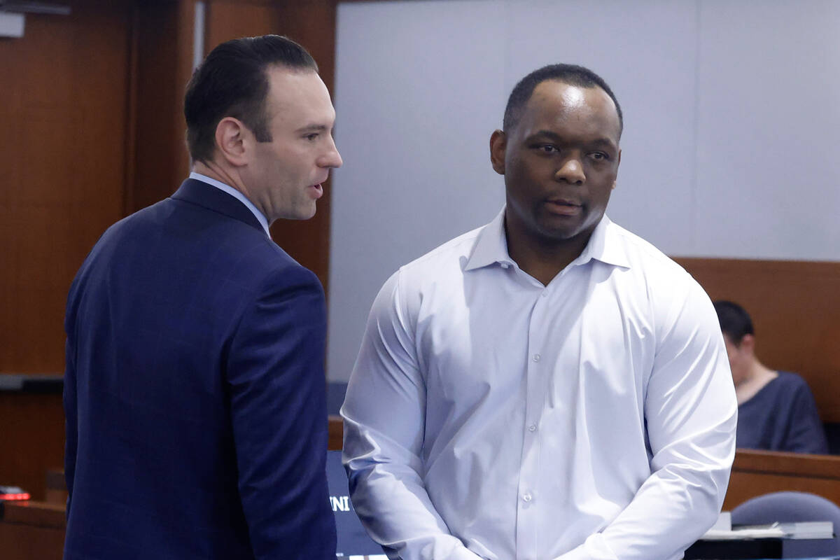 Maurice Washington, a Las Vegas corrections officer accused of killing someone while driving un ...