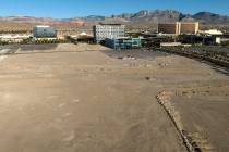 A vacant lot at Southwest corner of Town Center Drive and Oval Park Drive near the open-air mal ...