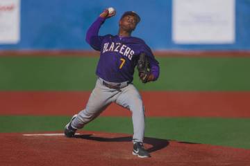 Durango pitcher Alexander Mercurius throws the ball during a 4A high school baseball state semi ...