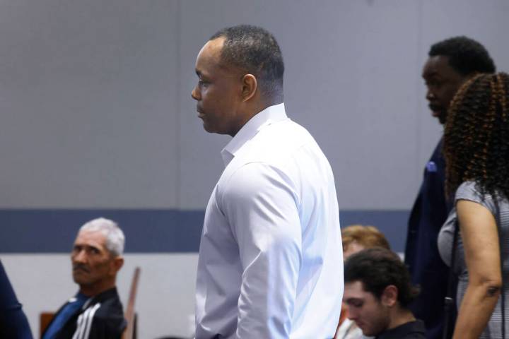Maurice Washington, a Las Vegas corrections officer accused of killing someone while driving un ...