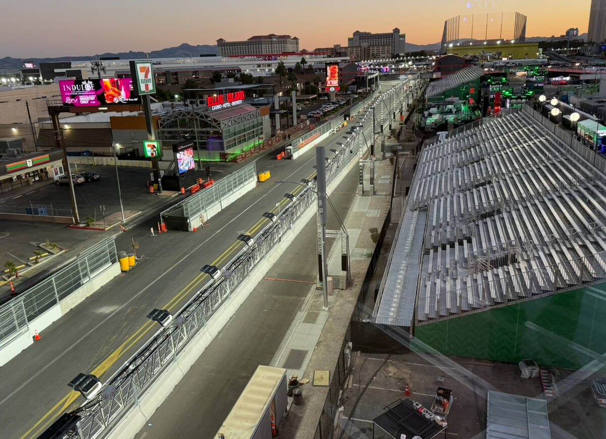Las Vegas Grand Prix partnered with the 7-Eleven store on Koval Lane ahead of the 2025 race. (M ...
