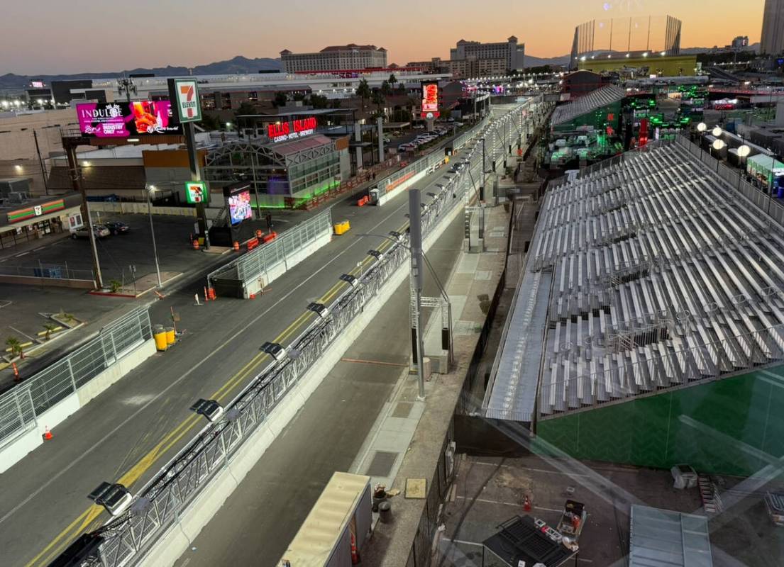 Las Vegas Grand Prix partnered with the 7-Eleven store on Koval Lane ahead of the 2025 race. (M ...