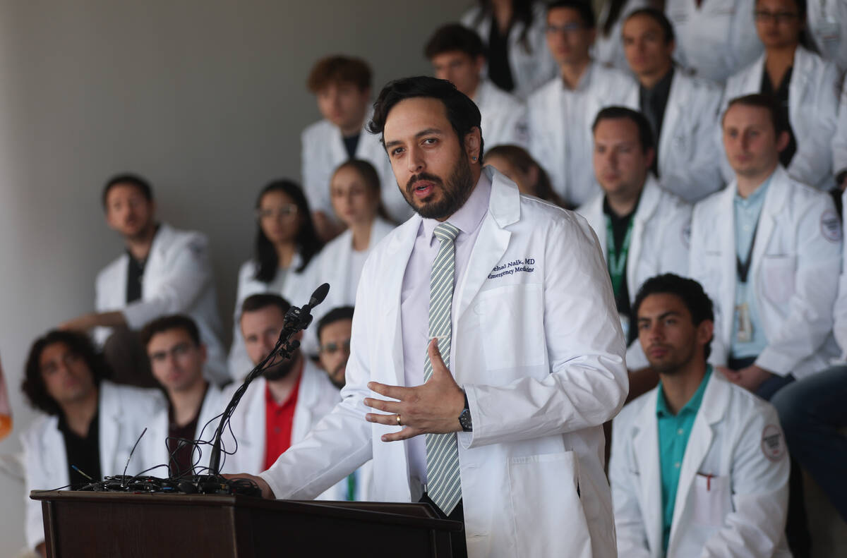 Dr. Nehal S. Naik talks about the Nevada Healthcare Access Act at UNLV's Kirk Kerkorian School ...