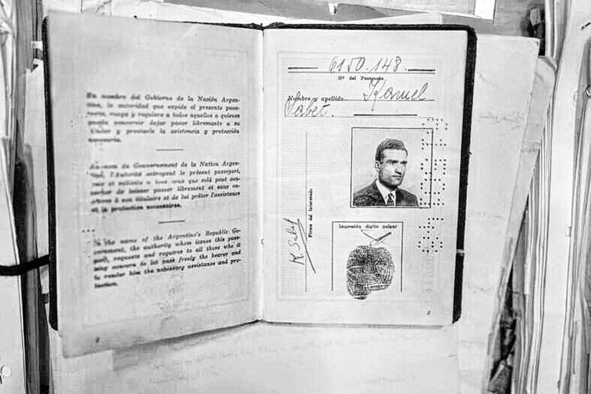 In this undated photo released by the Israeli Prime Minister's Office, identity documents of El ...
