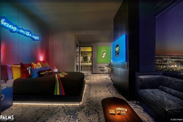 The UNO Social Club suite at Palms Casino Resort in Las Vegas. (Palms Casino Resort)