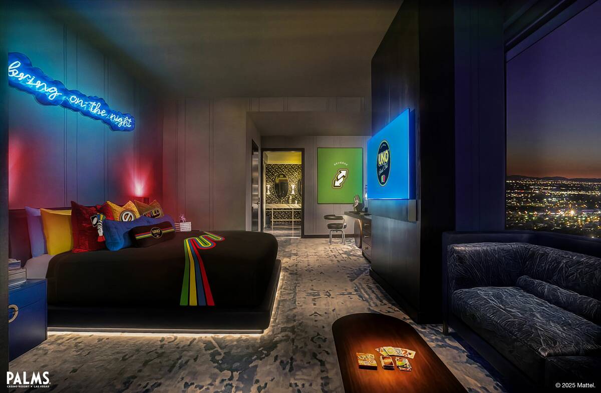 The UNO Social Club suite at Palms Casino Resort in Las Vegas. (Palms Casino Resort)