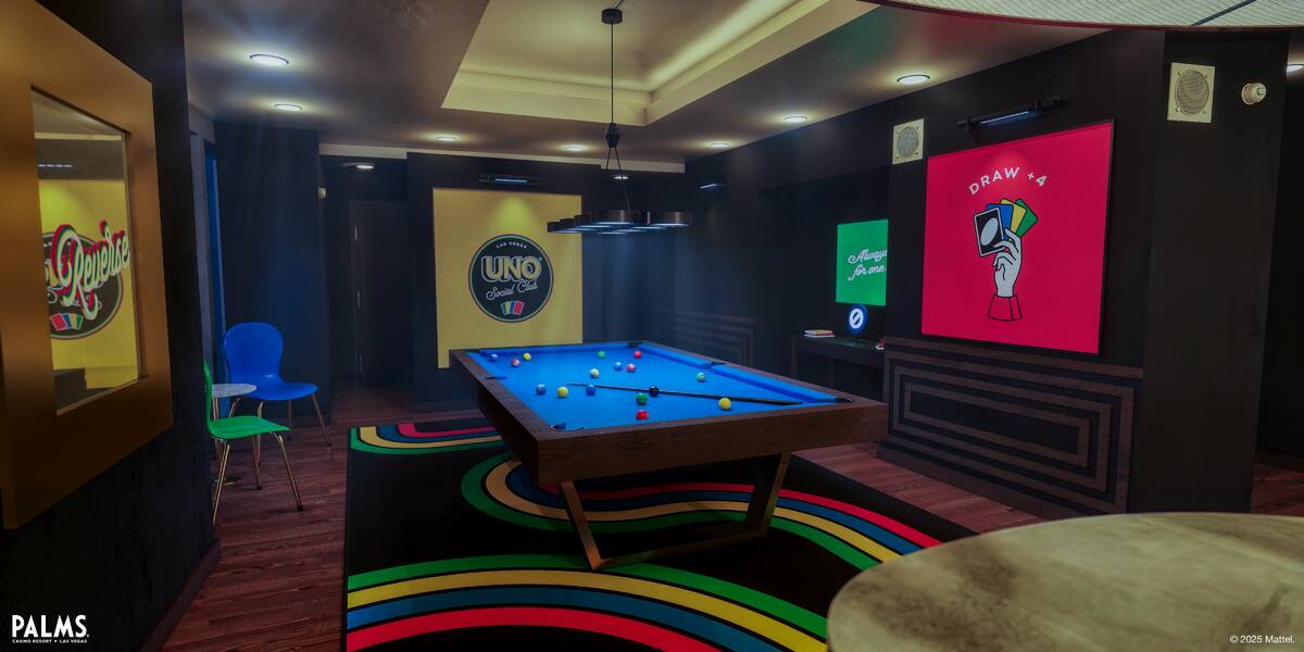 The UNO Social Club suite at Palms Casino Resort in Las Vegas. (Palms Casino Resort)