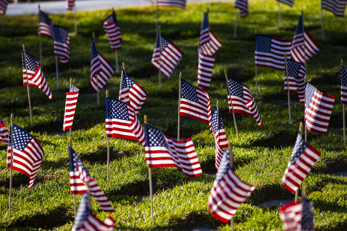 The Southern Nevada Veterans Memorial Cemetery in Boulder City, seen in 2021. (Chase Stevens/La ...