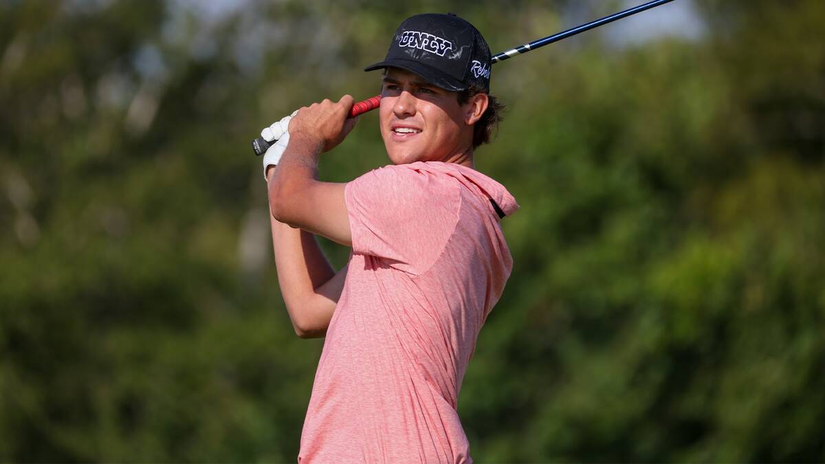 Brett Sawaia will compete with the UNLV men's golf team at the NCAA championships in Carlsbad, ...
