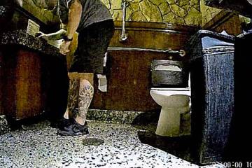 Police say this image from an arrest report provided by the Las Vegas Metropolitan Police Depar ...