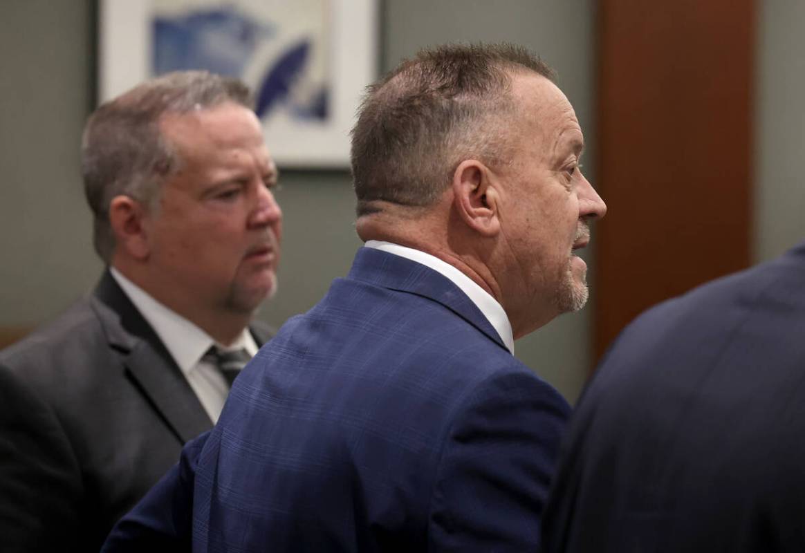 Defense attorney Gary Guymon, right, accused of sex trafficking and plotting with felons to kil ...