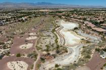 The shuttered Silverstone golf course in northwest Las Vegas is seen on Tuesday, May 20, 2025. ...