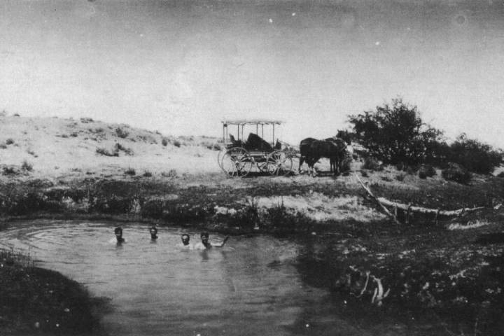 The Las Vegas Springs, also known as Big Springs, gave relief to Native Americans who followed ...