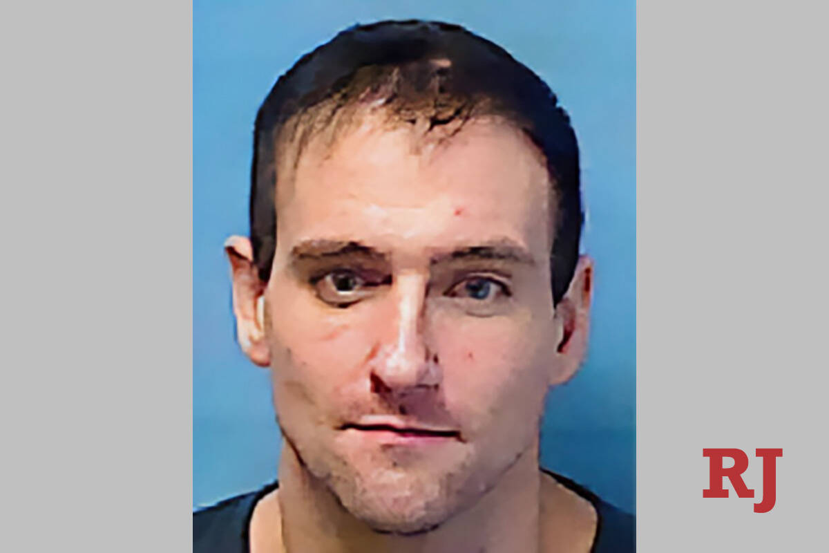 Kyle R. Capucci was charged with murder after the killing of a man at an AutoZone store in Las ...