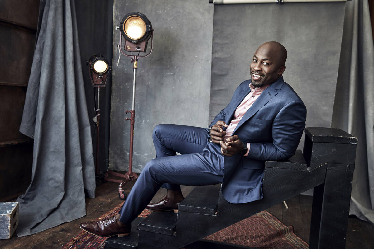 NBCUNIVERSAL UPFRONT EVENTS -- Upfront Portrait Studio -- Pictured: Akbar Gbajabiamila "A ...