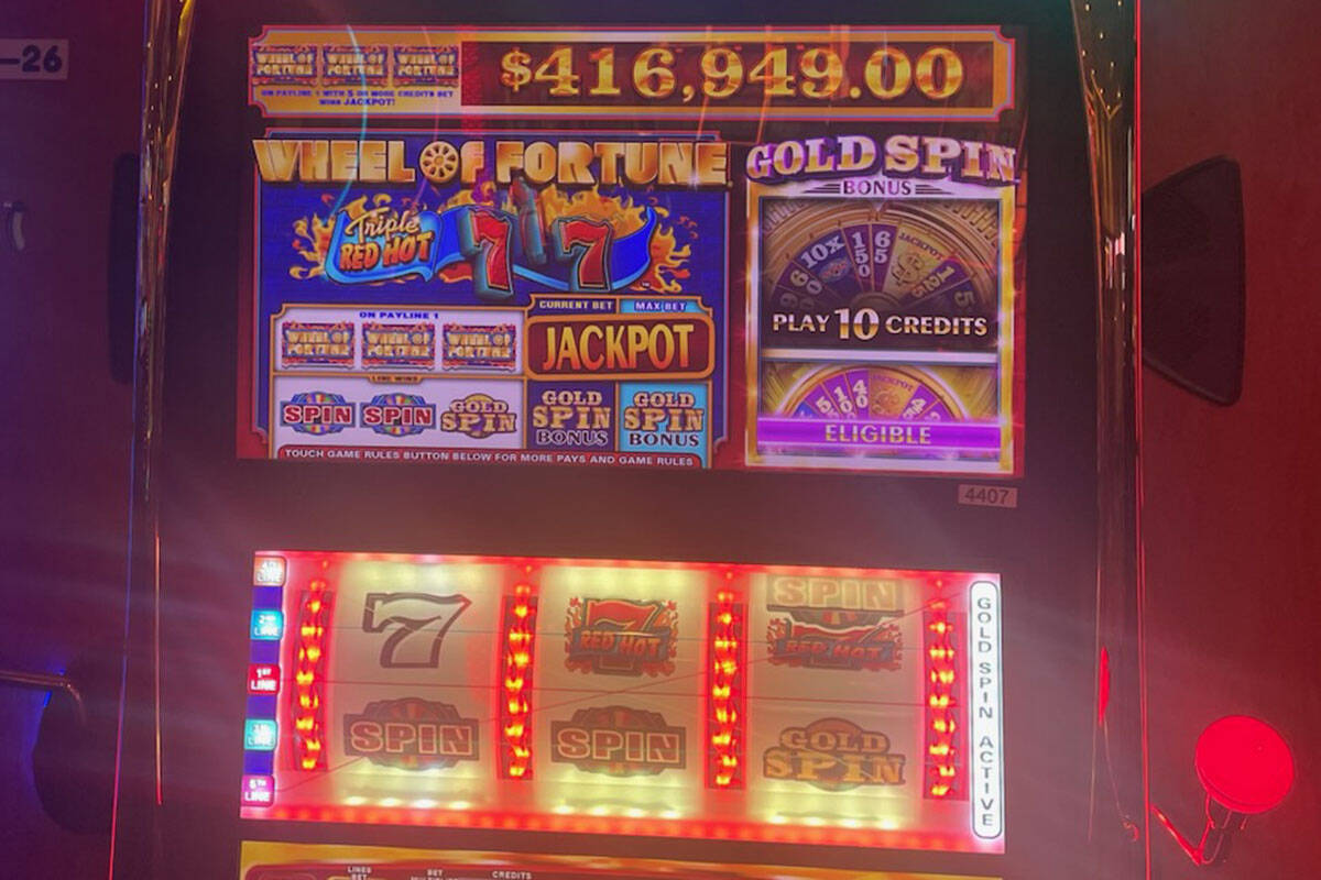 A visitor from California won $416,949 richer on Friday, May 23, 2025, after hitting a Wheel of ...