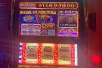 A visitor from California won $416,949 richer on Friday, May 23, 2025, after hitting a Wheel of ...