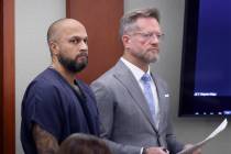 Kevin Menon, a suspended Metropolitan Police Department sergeant, appears in court with his att ...