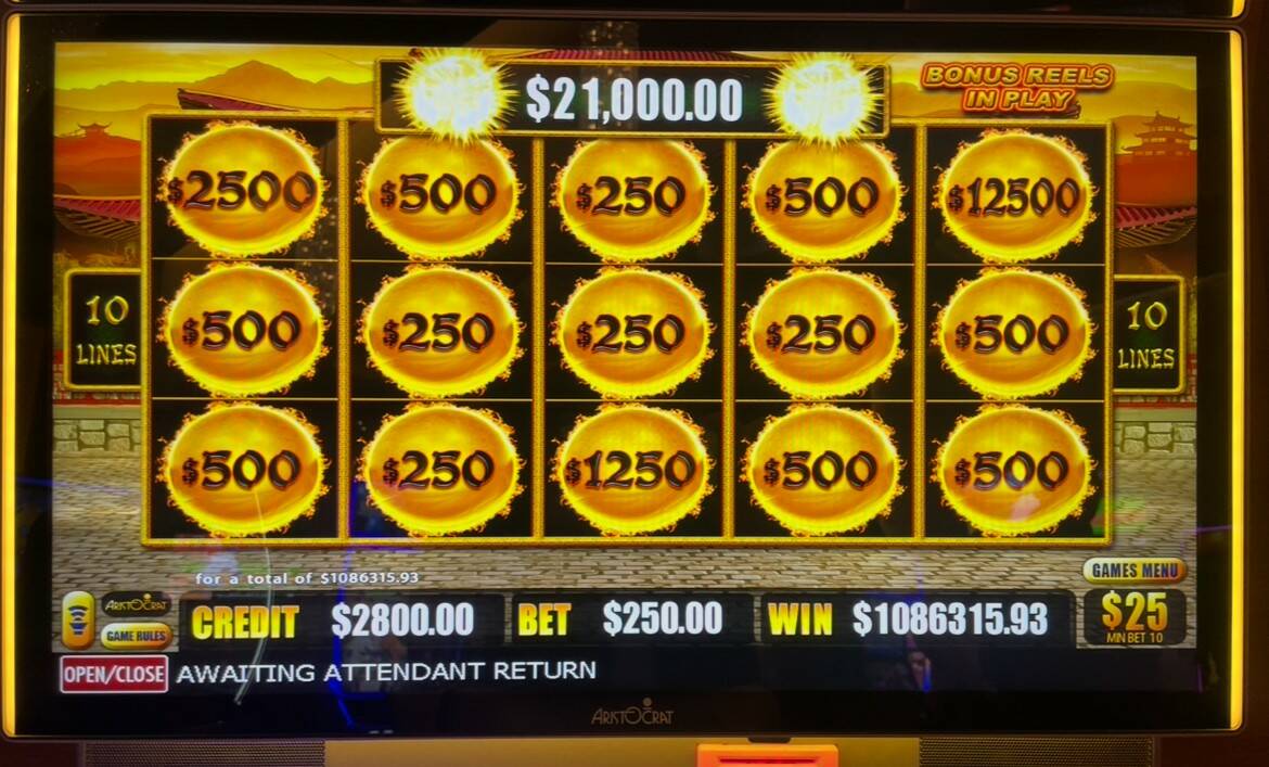 A slots player won $1,086,315.93 on a $250 bet Wednesday, May 28, 2025, at Red Rock Resort in L ...