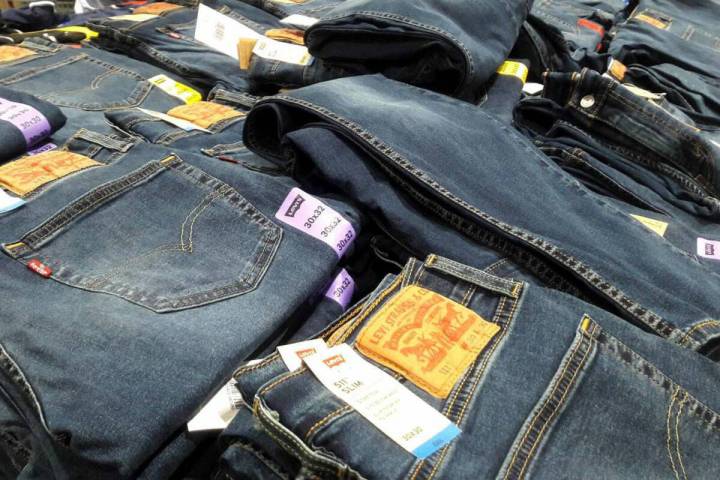 Costco sometimes carries well-known brands like Levi’s. (Shutterstock)