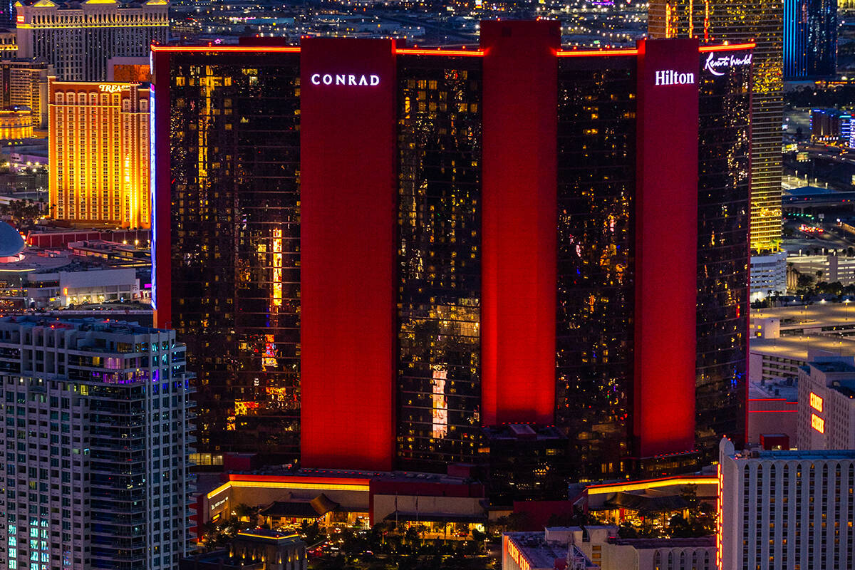 Free self-parking will be available at Resorts World hotel-casino from June 2 to Aug. 28, 2025, ...