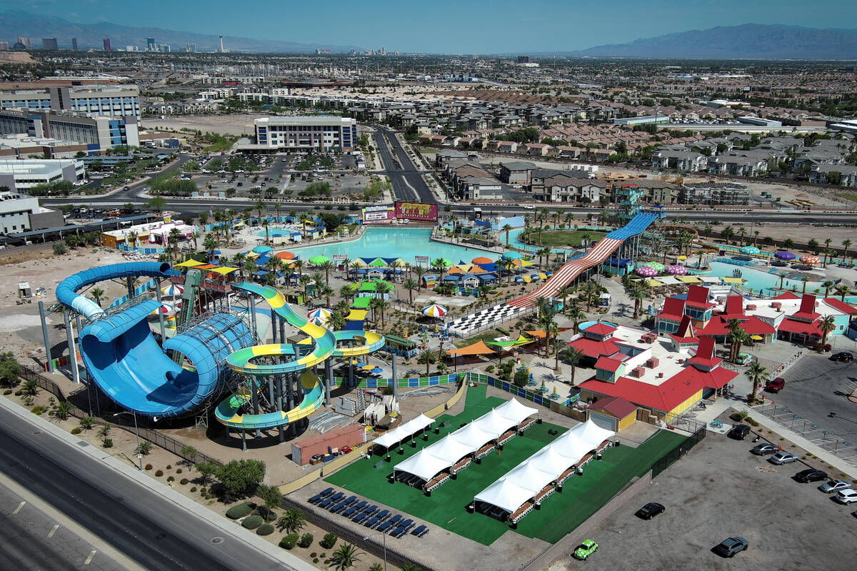 Cowabunga Bay water park is seen Tuesday, June 3, 2025, in Henderson. (Sam Morris/Las Vegas Rev ...