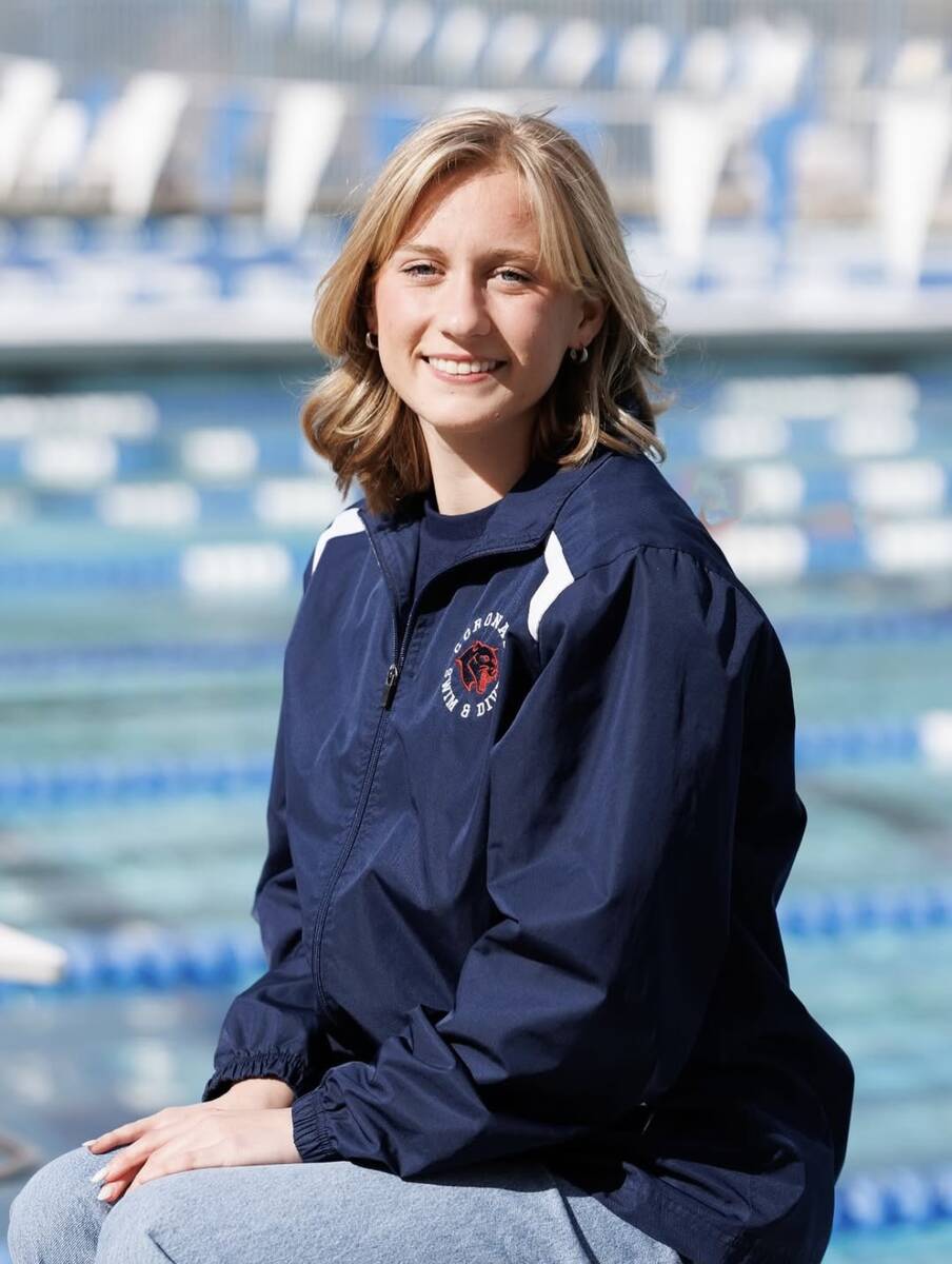 Coronado's Addison Holmes is a member of the Nevada Preps All-Southern Nevada girls swimming an ...