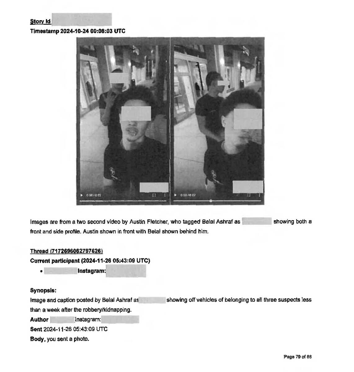 This is a copy from a page of the a Metropolitan Police Department report about the arrest of t ...