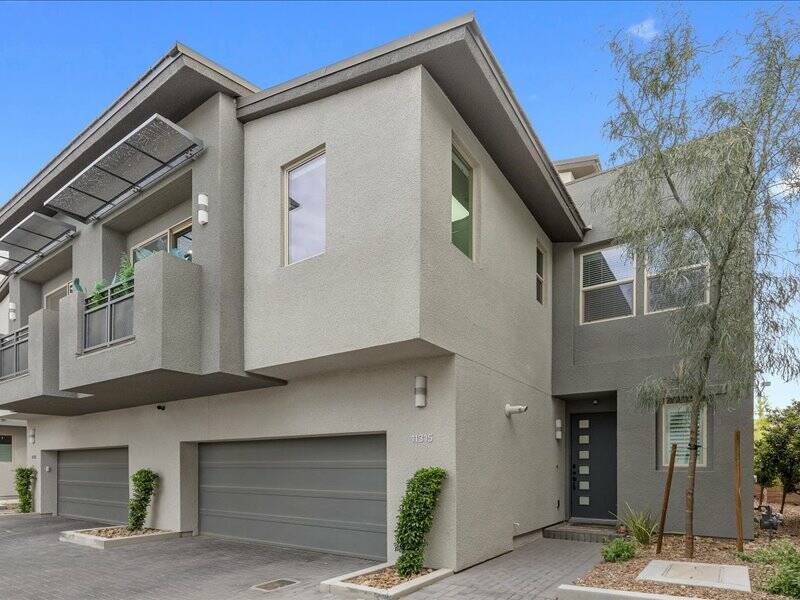 This three-story “luxury townhome,” according to the listing, at 11315 Gravitation Drive is ...