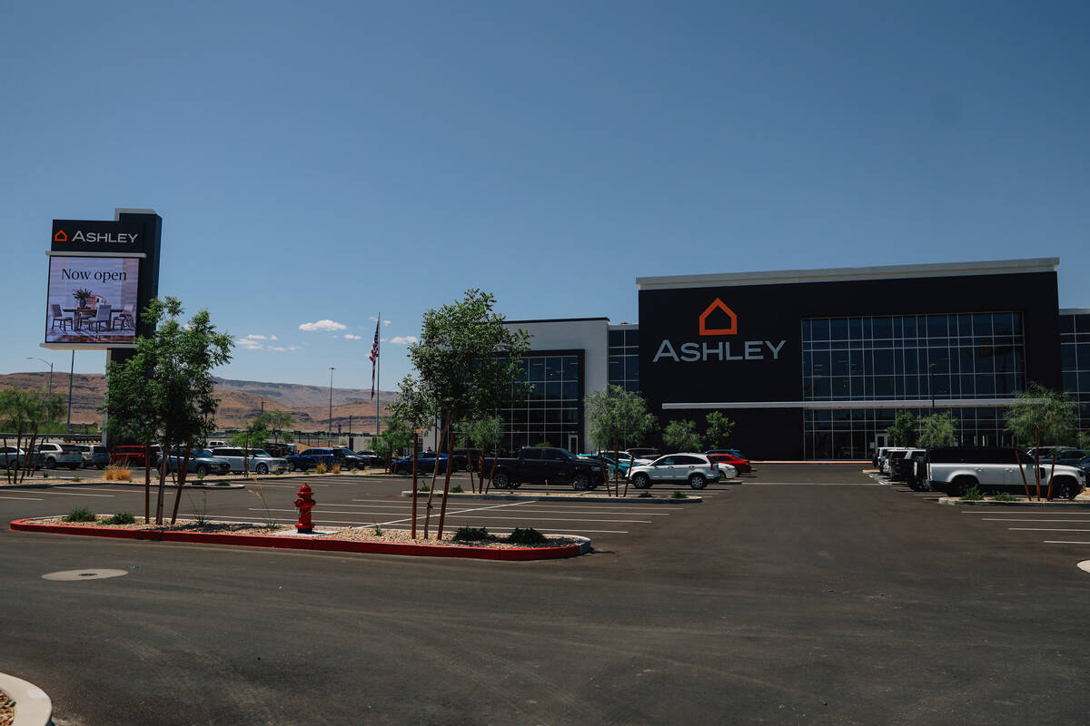 Ashley Furniture on Friday, May 30, 2025, in Las Vegas. (Madeline Carter/Las Vegas Review-Journal)
