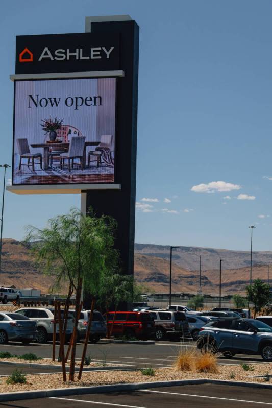 Ashley Furniture on Friday, May 30, 2025, in Las Vegas. (Madeline Carter/Las Vegas Review-Journal)