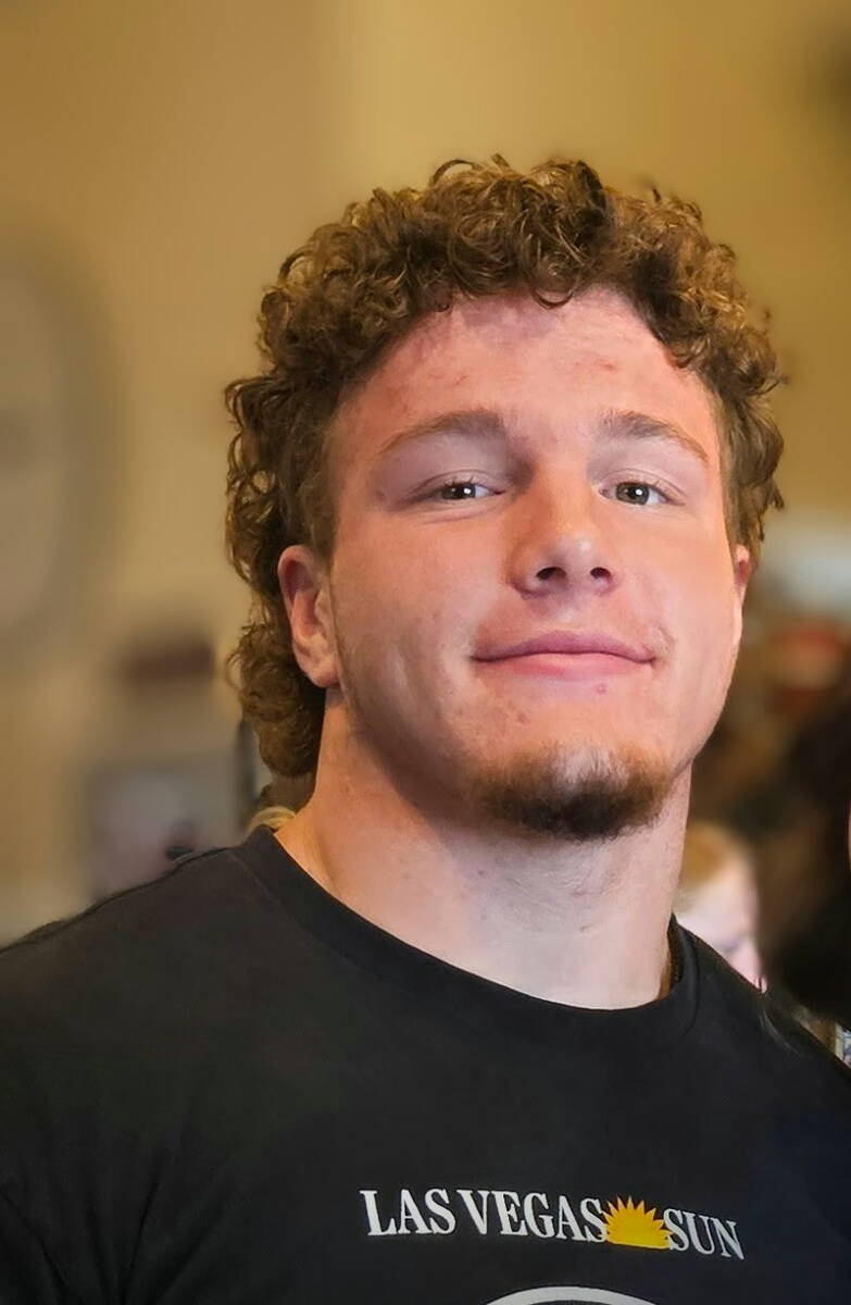 Moapa Valley's Gavyn Frederick is a member of the Nevada Preps All-Southern Nevada boys track ...