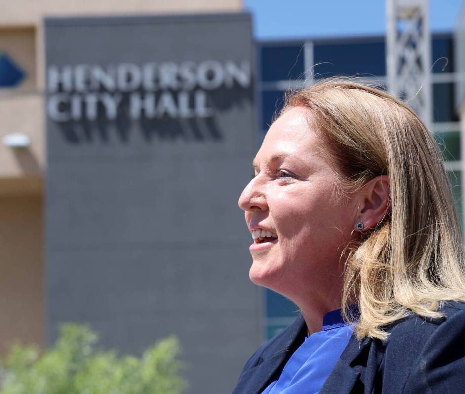 Former Henderson Police Chief Hollie Chadwick, among the highest paid city officials last year, ...