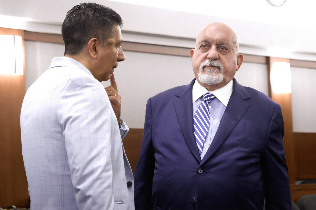 Adolfo Orozco, left, a former Alpine Motel owner who pleaded guilty to two counts of involuntar ...