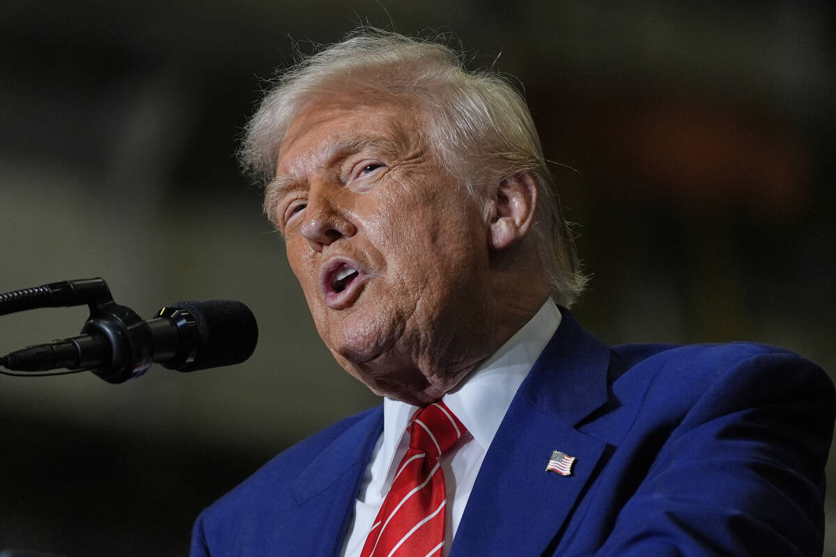 President Donald Trump at U.S. Steel Corporation's Mon Valley Works-Irvin plant, Friday, May 30 ...