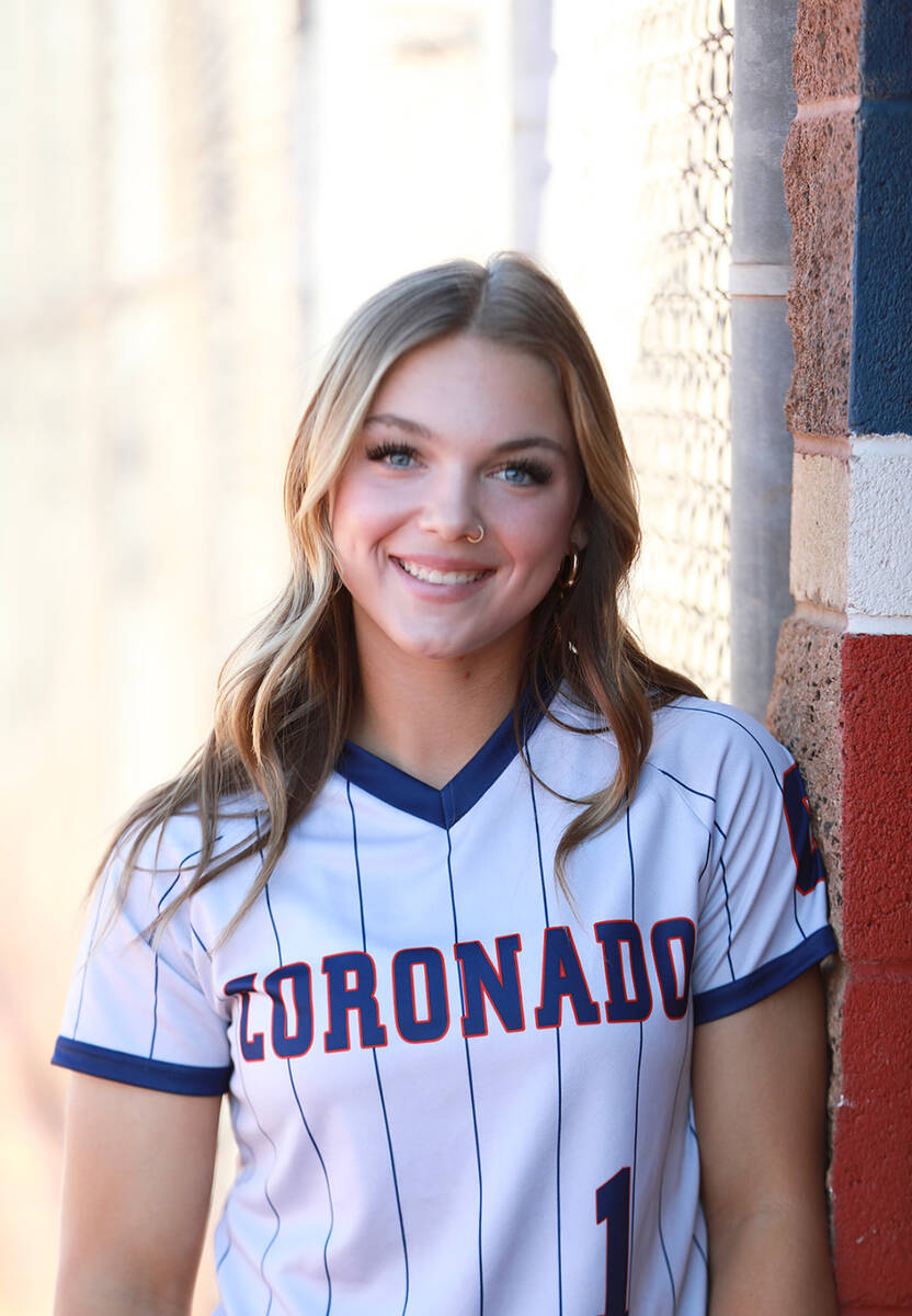 Coronado's Bailey Goldberg is a member of the Nevada Preps All-Southern Nevada softball team. ( ...