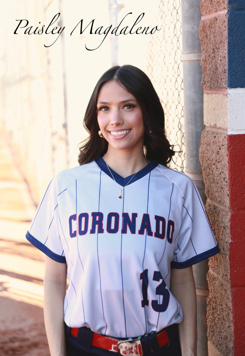 Coronado's Paisley Magdaleno is a member of the Nevada Preps All-Southern Nevada softball team. ...
